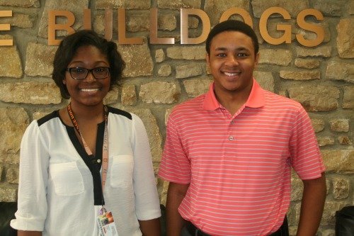 Destiny Hanks and Rodney Murray were recently selected Elks Students of the Month at GHS.
