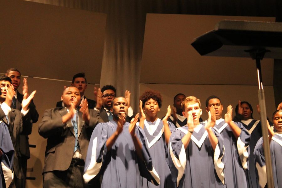 The GHS Choir Department presented its first concert of the year Oct. 16.