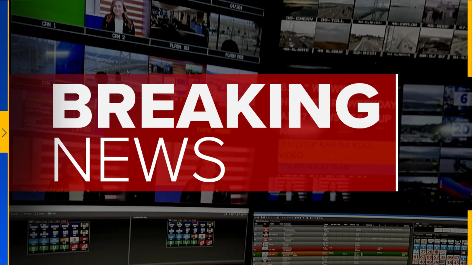 Police and emergency response lights during a missing-child alert in Castro Valley