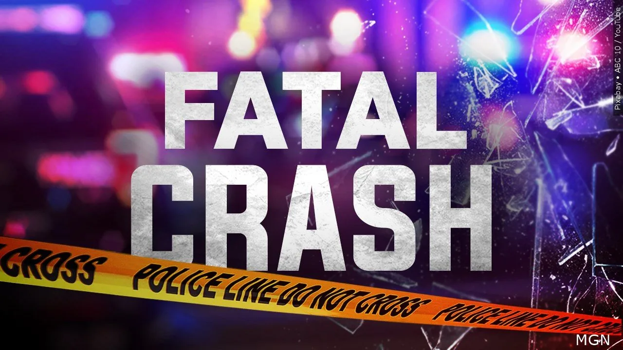 Crash scene on a rural Iowa road after a head-on collision near Osage